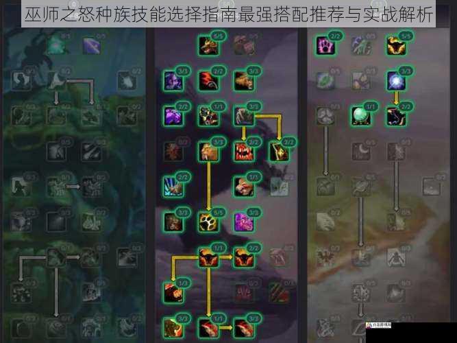 巫师之怒种族技能选择指南最强搭配推荐与实战解析