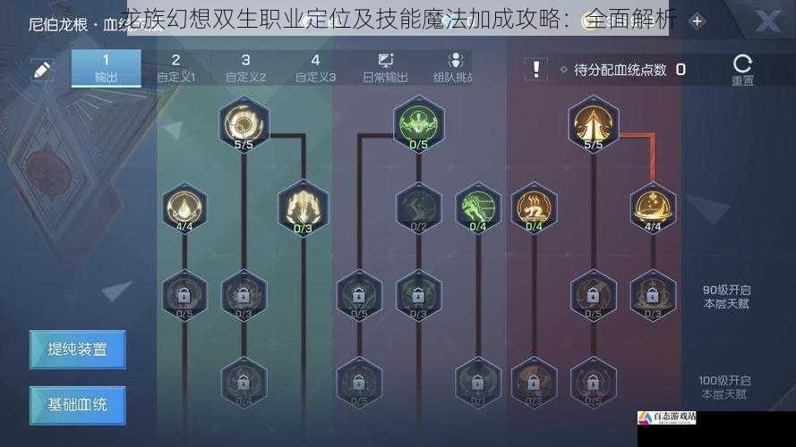 龙族幻想双生职业定位及技能魔法加成攻略：全面解析