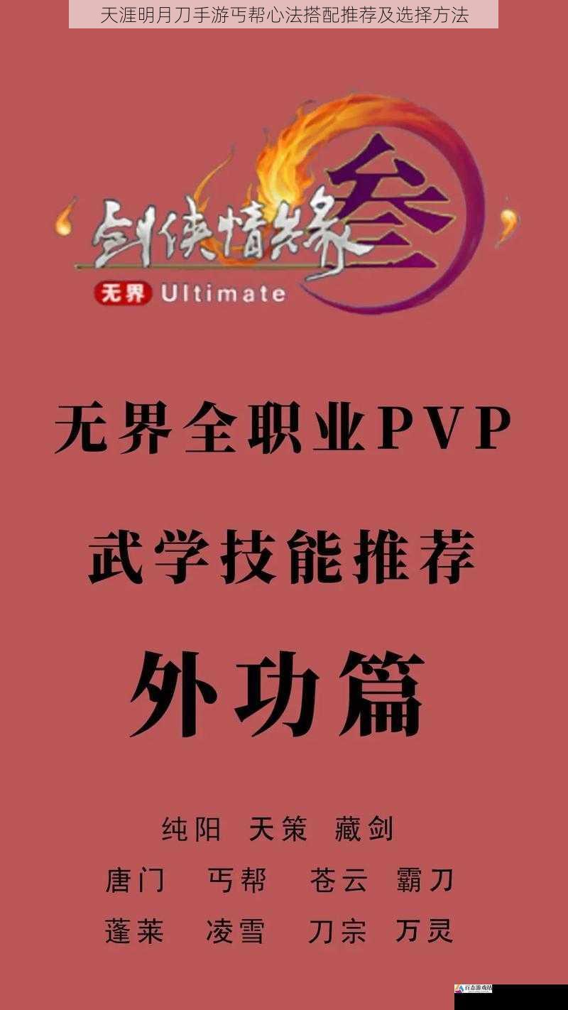  PVP 与心法搭配