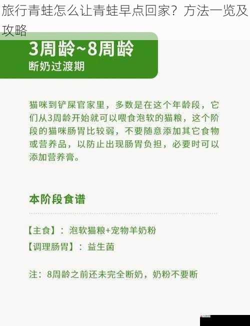 旅行青蛙怎么让青蛙早点回家？方法一览及攻略