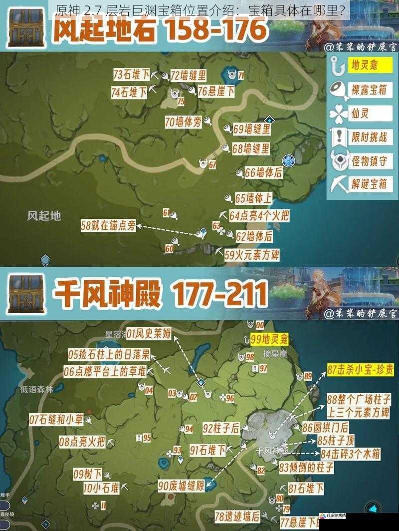 原神 2.7 层岩巨渊宝箱位置介绍：宝箱具体在哪里？