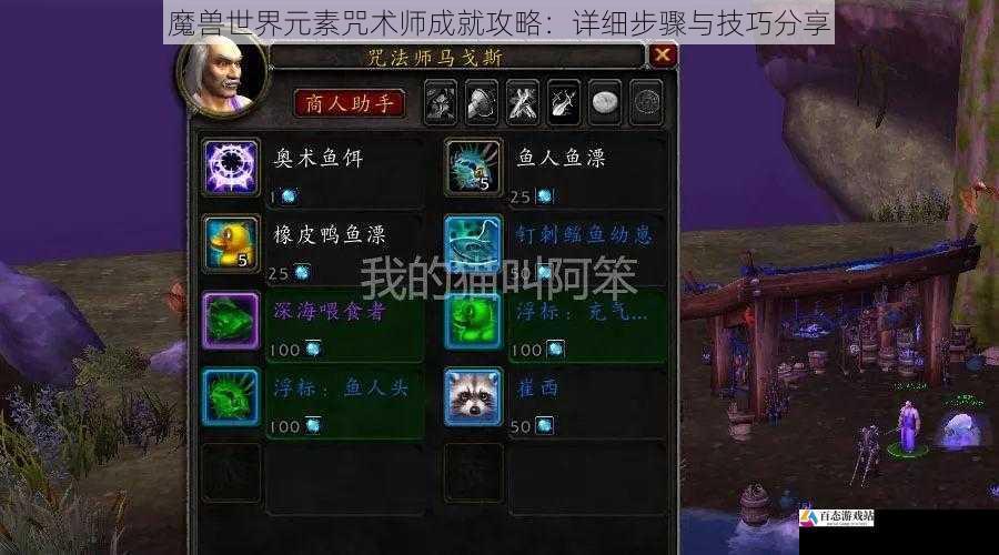 魔兽世界元素咒术师成就攻略：详细步骤与技巧分享