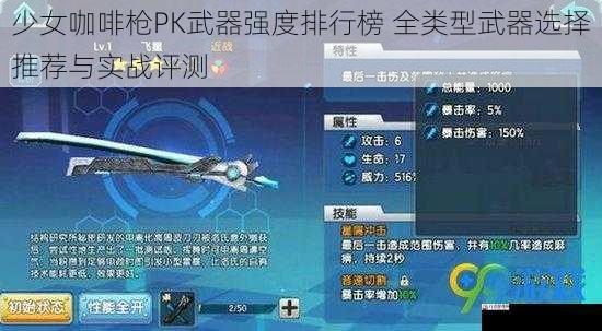 少女咖啡枪PK武器强度排行榜 全类型武器选择推荐与实战评测