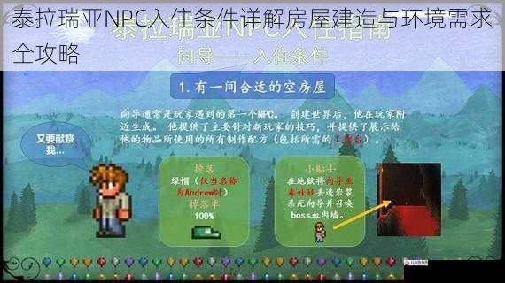 泰拉瑞亚NPC入住条件详解房屋建造与环境需求全攻略