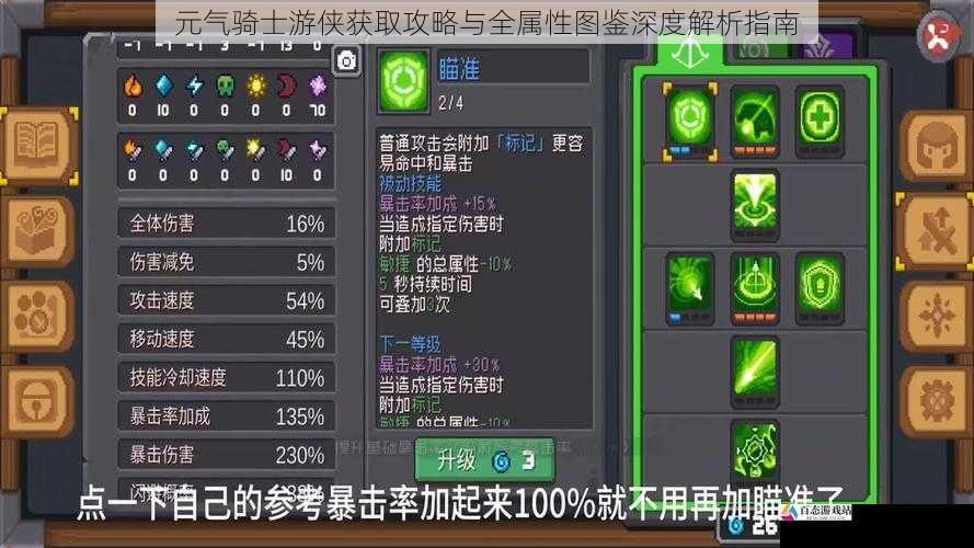 元气骑士游侠获取攻略与全属性图鉴深度解析指南