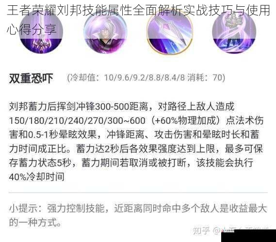 王者荣耀刘邦技能属性全面解析实战技巧与使用心得分享