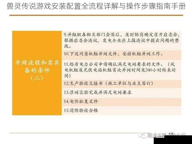 兽灵传说游戏安装配置全流程详解与操作步骤指南手册