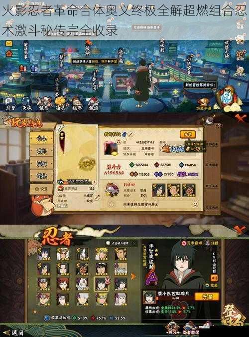 火影忍者革命合体奥义终极全解超燃组合忍术激斗秘传完全收录