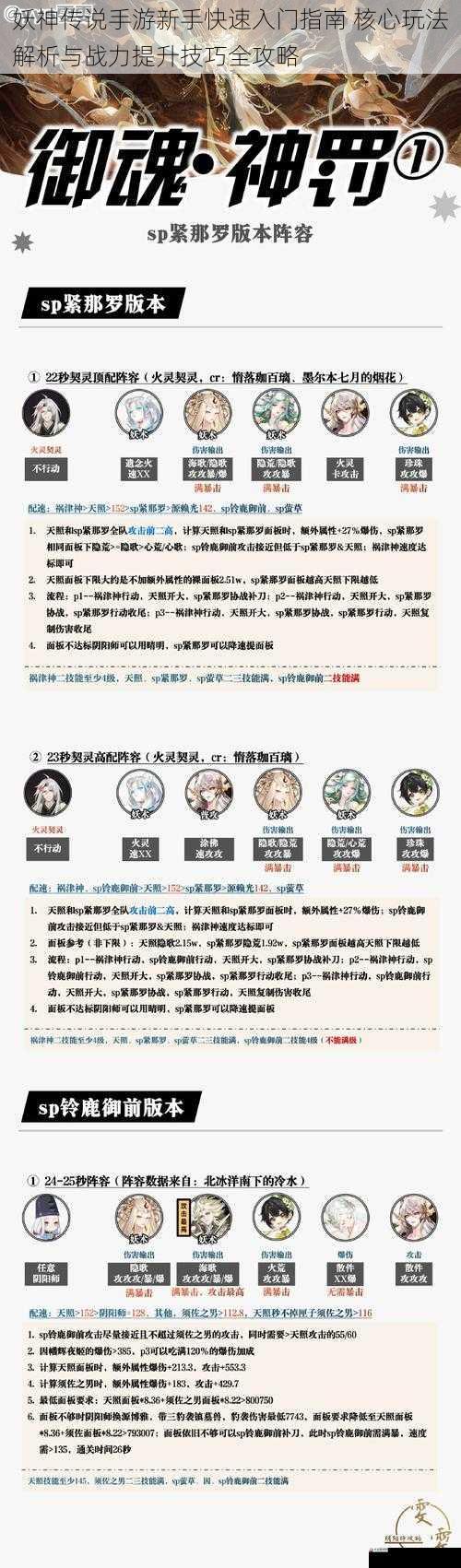 妖神传说手游新手快速入门指南 核心玩法解析与战力提升技巧全攻略