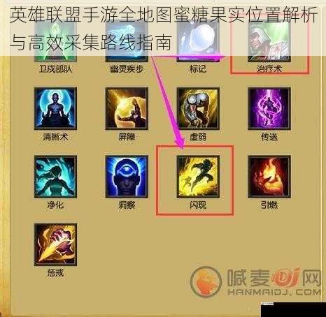 英雄联盟手游全地图蜜糖果实位置解析与高效采集路线指南