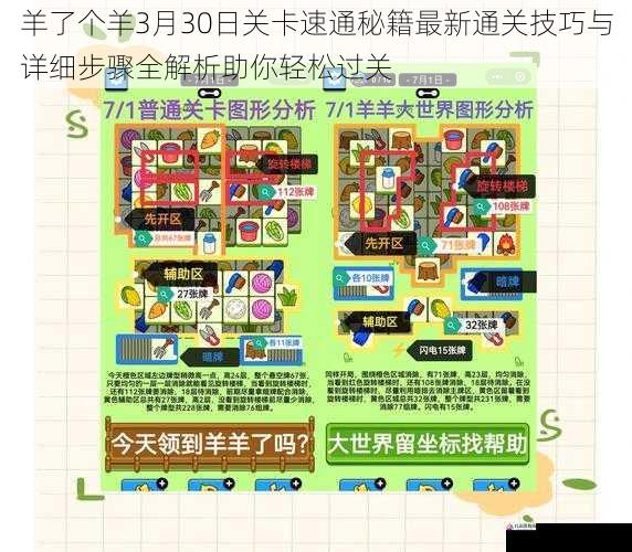 羊了个羊3月30日关卡速通秘籍最新通关技巧与详细步骤全解析助你轻松过关